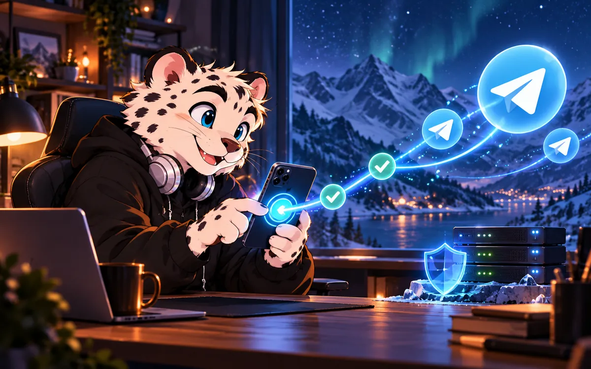Подключение прокси в Telegram одним нажатием